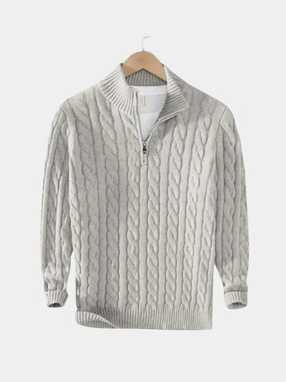 Essential Half Zip Curve Sweater