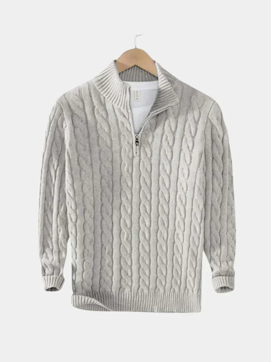 Essential Half Zip Curve Sweater