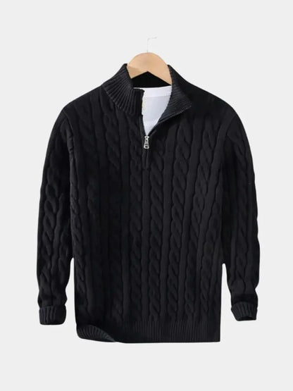 Essential Half Zip Curve Sweater