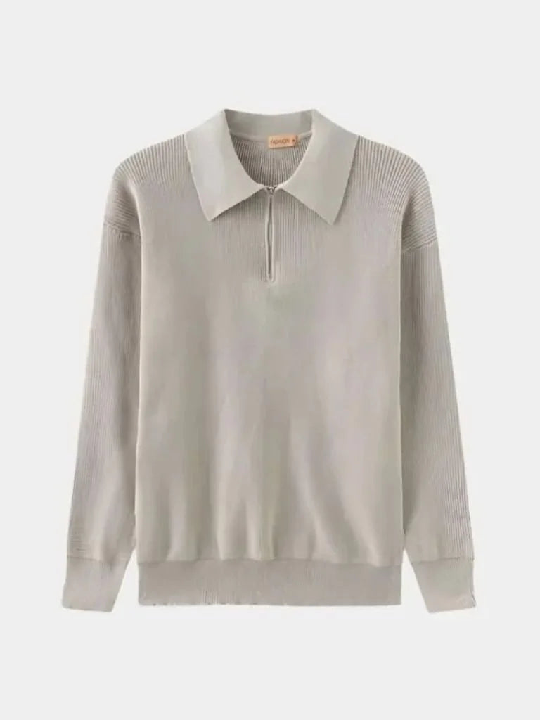 Essential Half Zip Pullover Sweater