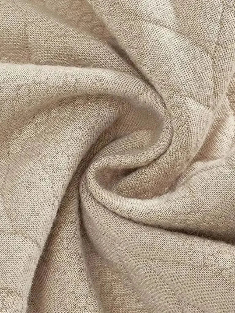 Essential Henley High Collar Quarter Zip Pullover