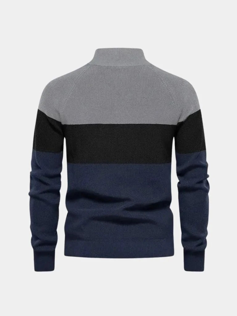 Essential Knit Zipper Sweater