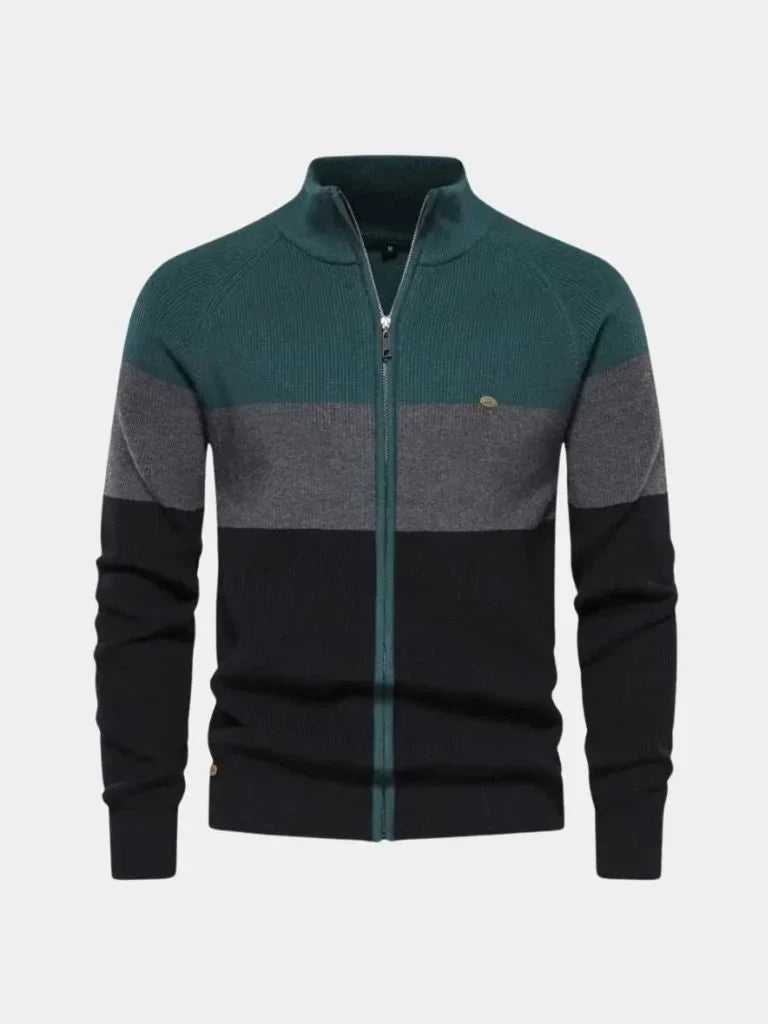 Essential Knit Zipper Sweater