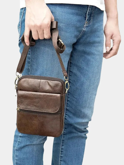 Essential Leather Shoulder Bag