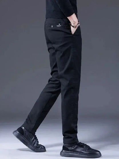 Essential Stretchy Straight Trousers