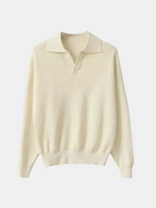 Essential V-Neck Polo Pullover