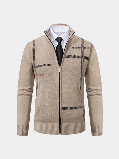 Graphite Symmetry Knit Jacket