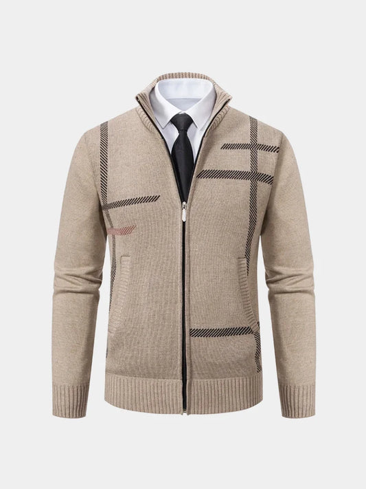 Graphite Symmetry Knit Jacket