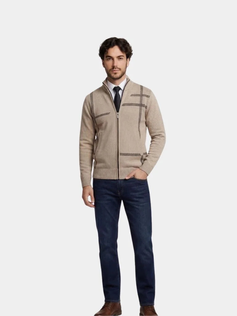 Graphite Symmetry Knit Jacket