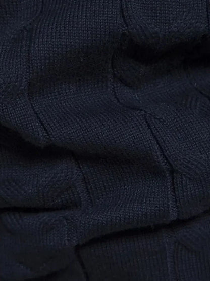 Half Zip Knit Pullover Sweater