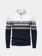 Half Zip Knit Pullover Sweater