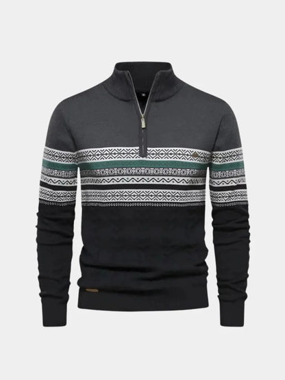 Half Zip Knit Pullover Sweater