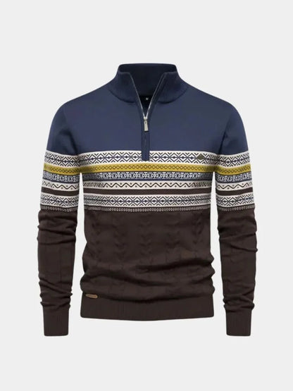 Half Zip Knit Pullover Sweater