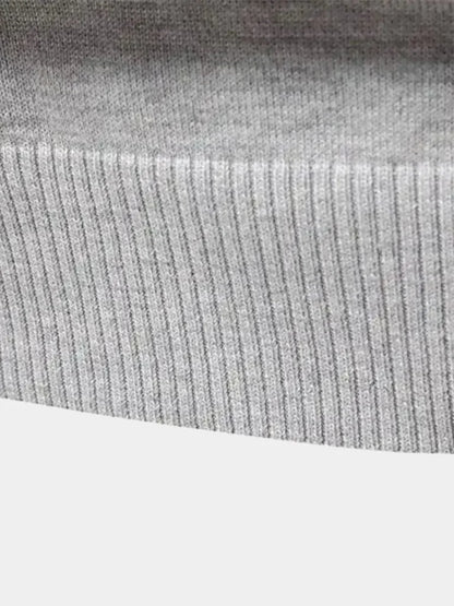 Half Zip Knitwear Pullover Sweater
