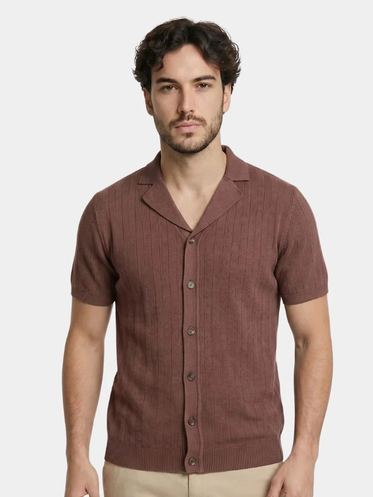 Heritage Camp Collar Knit Shirt