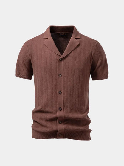 Heritage Camp Collar Knit Shirt