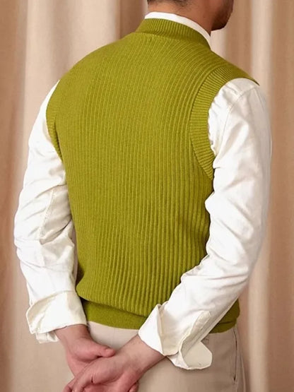 Knit Vest Waistcoat
