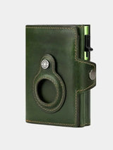 Leather Magnet Wallet Anti-Scam
