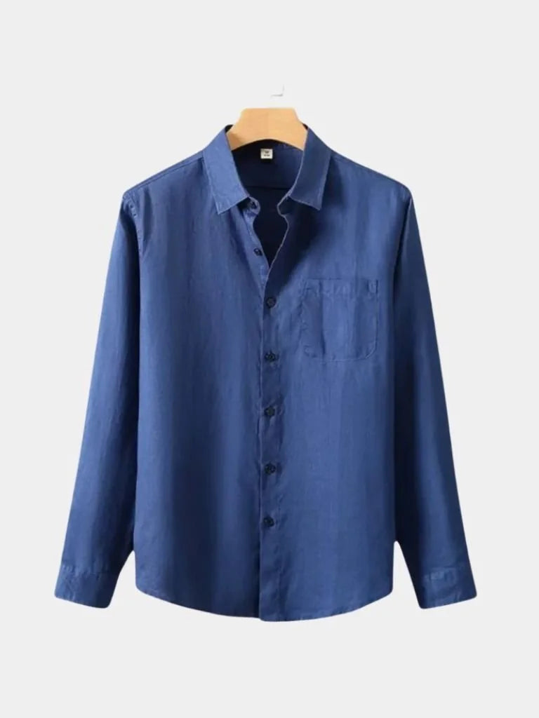 Long Sleeve Essential Linen Shirt