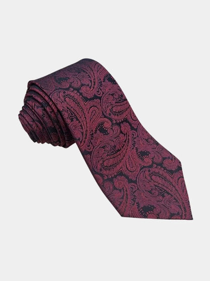 Midnight Petal Vintage Tie