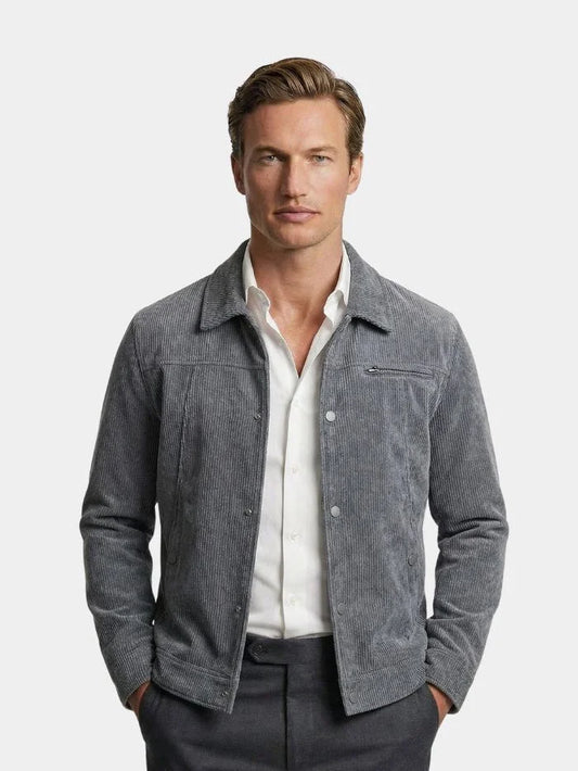 Minimalist Corduroy Sherpa Jacket