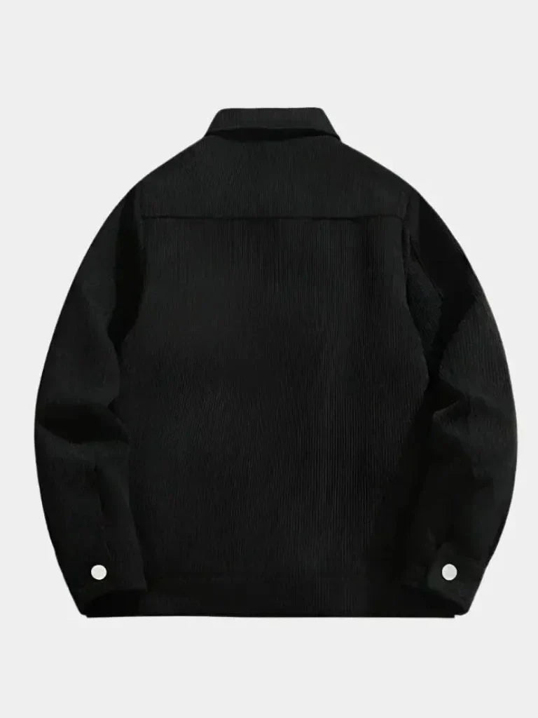 Minimalist Corduroy Sherpa Jacket