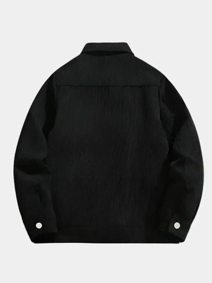 Minimalist Corduroy Sherpa Jacket