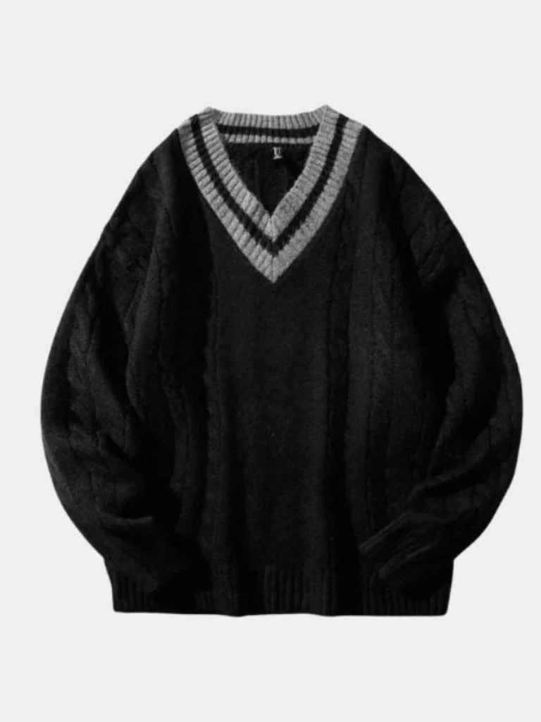 Minimalist V-Neck Sweater