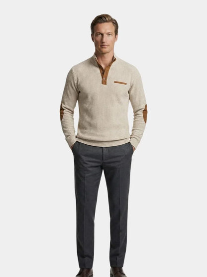 Monaco Casual Henley Pullover
