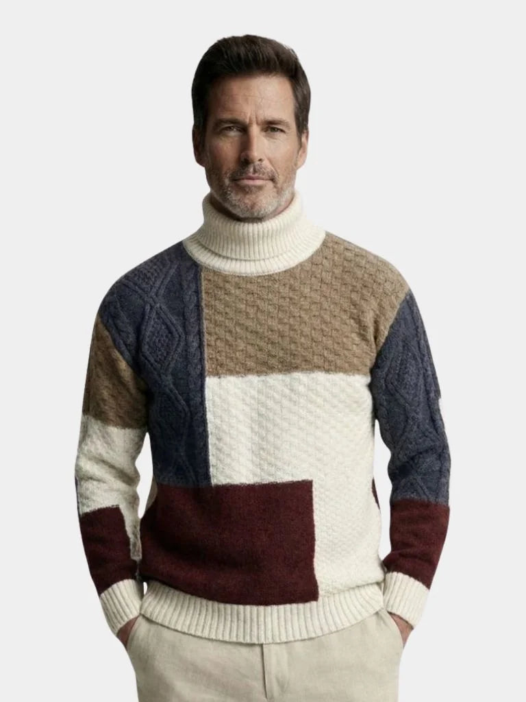 Mosaic Artisan Knit Sweater
