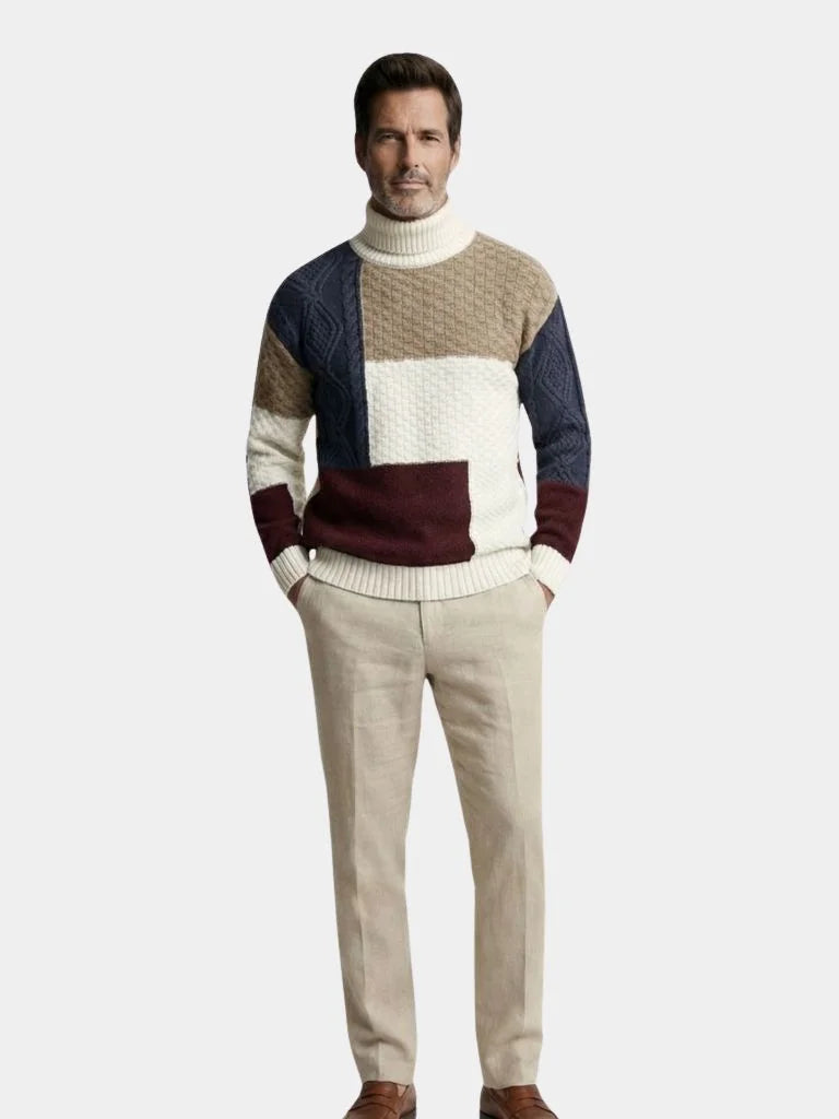Mosaic Artisan Knit Sweater
