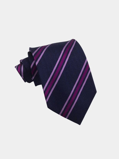 Navy Ledger Tie