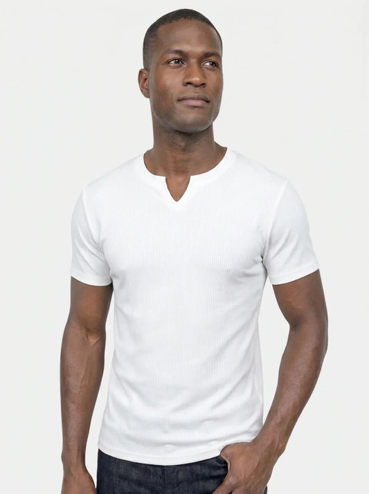 Precision Ribbed Muscle T-Shirt