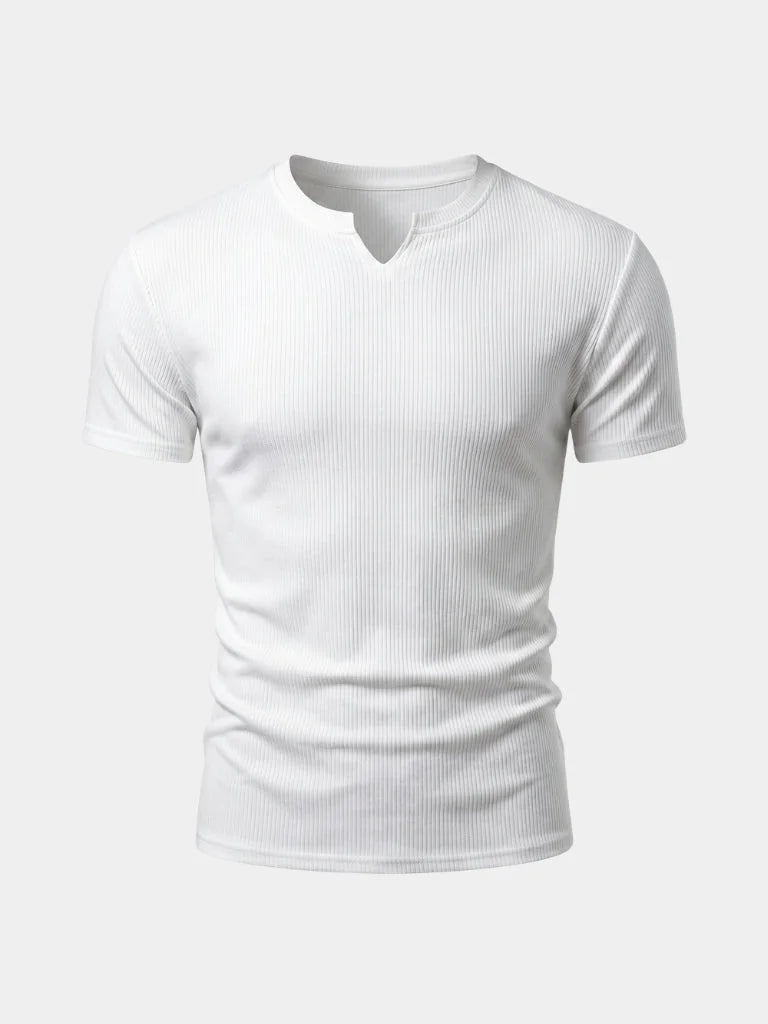 Precision Ribbed Muscle T-Shirt