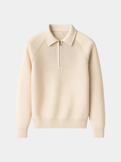 Raglan Quarter Zip Sweater