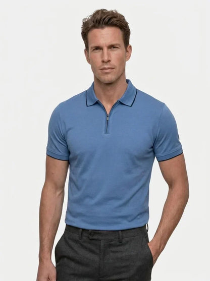 Regis Quarter Zip Polo