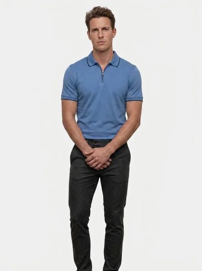 Regis Quarter Zip Polo