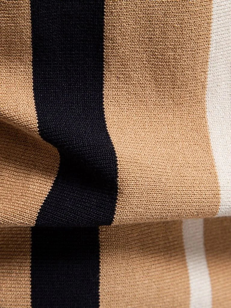 Retro Stripe Polo
