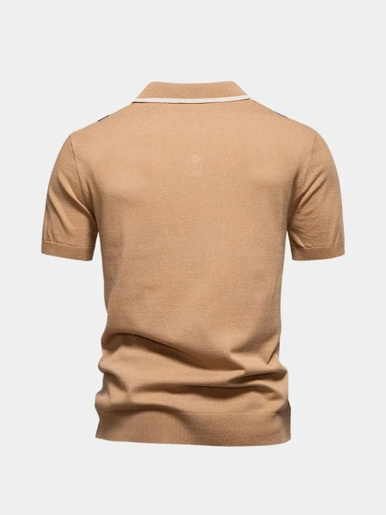 Retro Stripe Polo