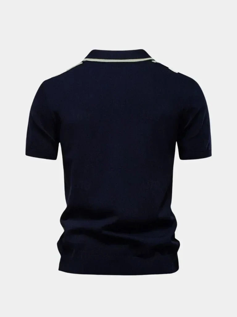 Retro Stripe Polo