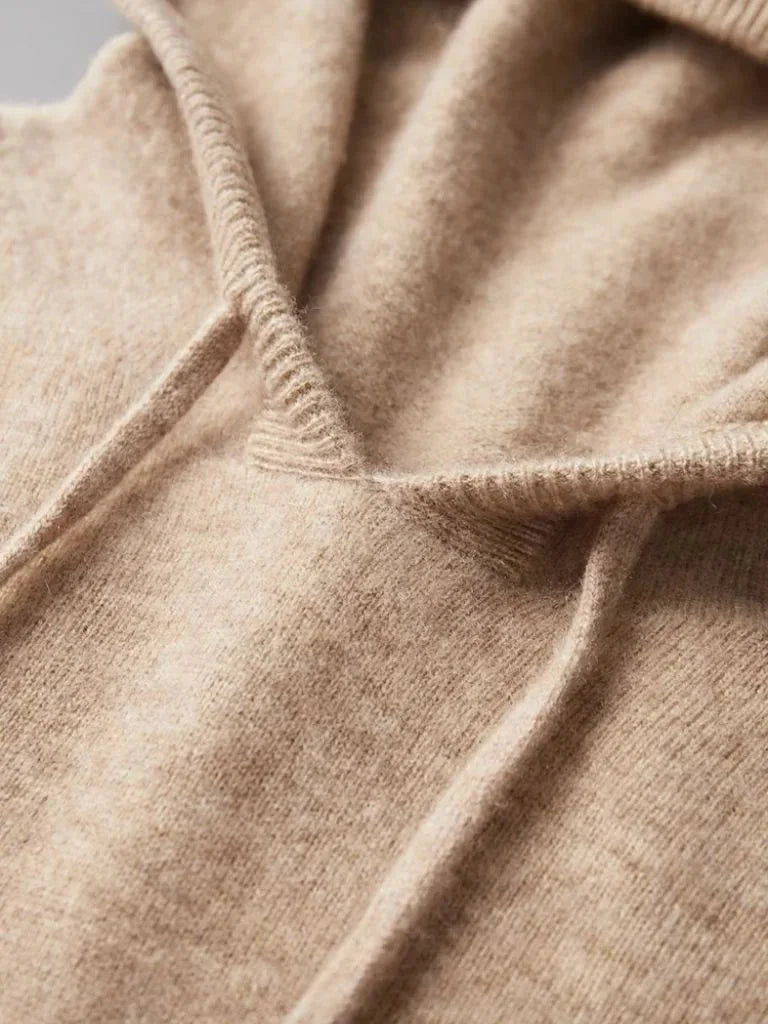 100% Cashmere Hooded Sweater