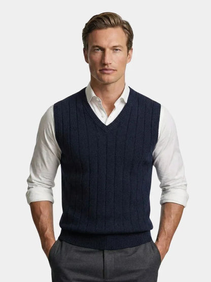 100% Merino Wool Pullover Sweater Vest