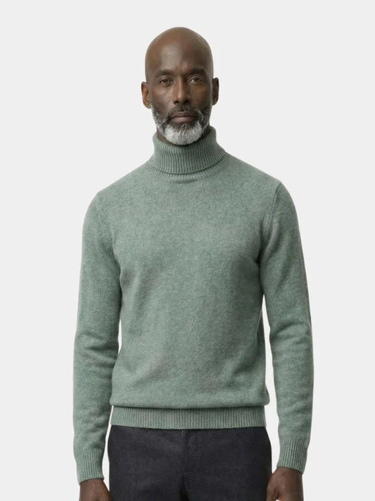 100% Merino Wool Turtleneck Sweater