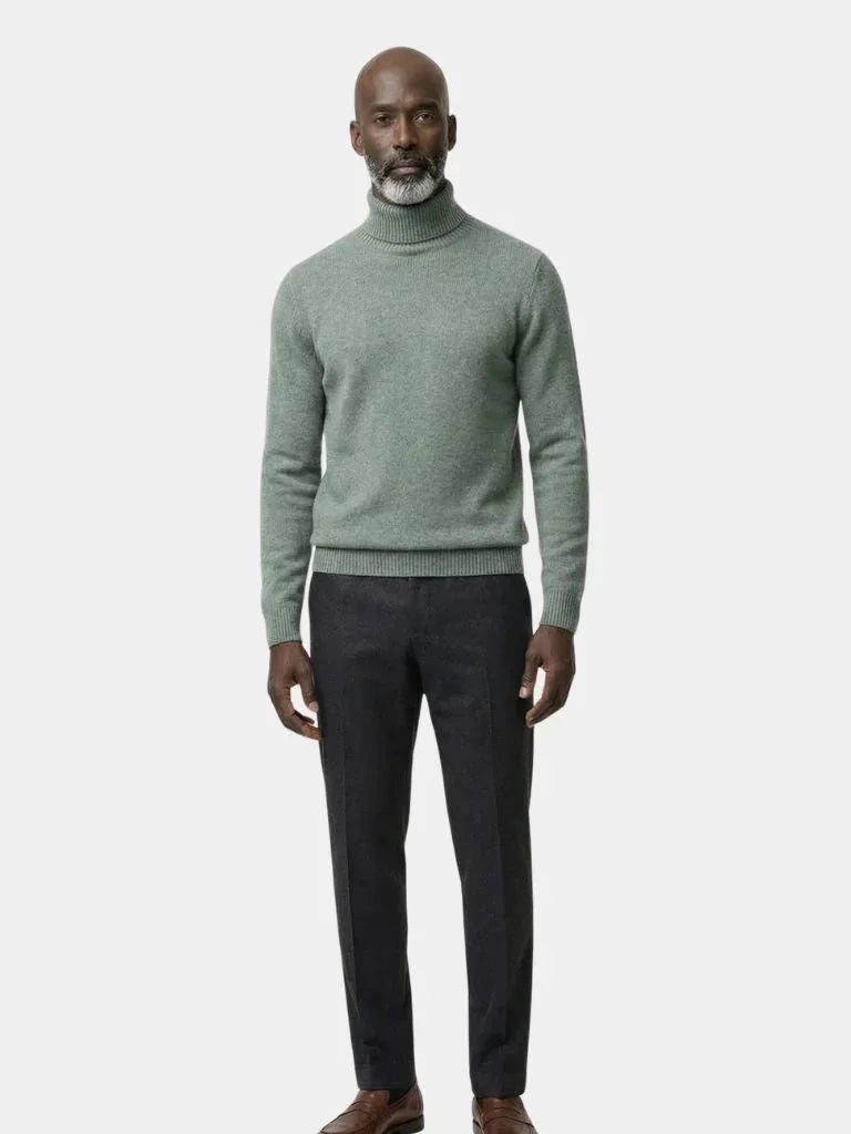 100% Merino Wool Turtleneck Sweater