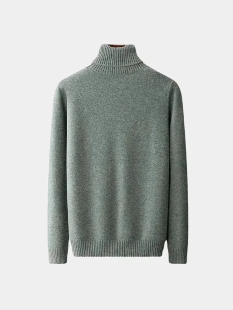 100% Merino Wool Turtleneck Sweater