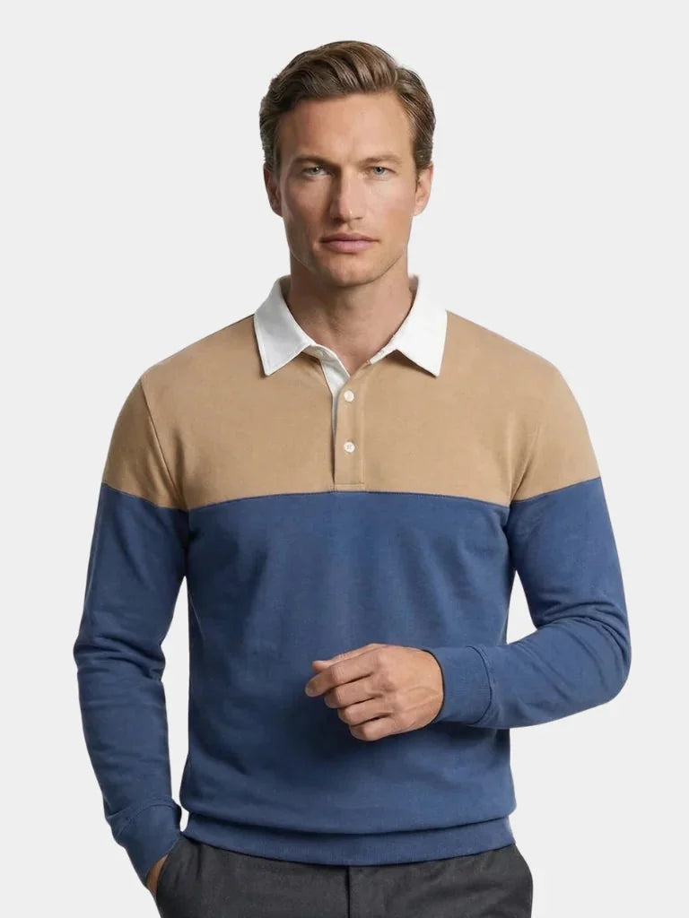 Alpine Zip-Neck Polo Pullover