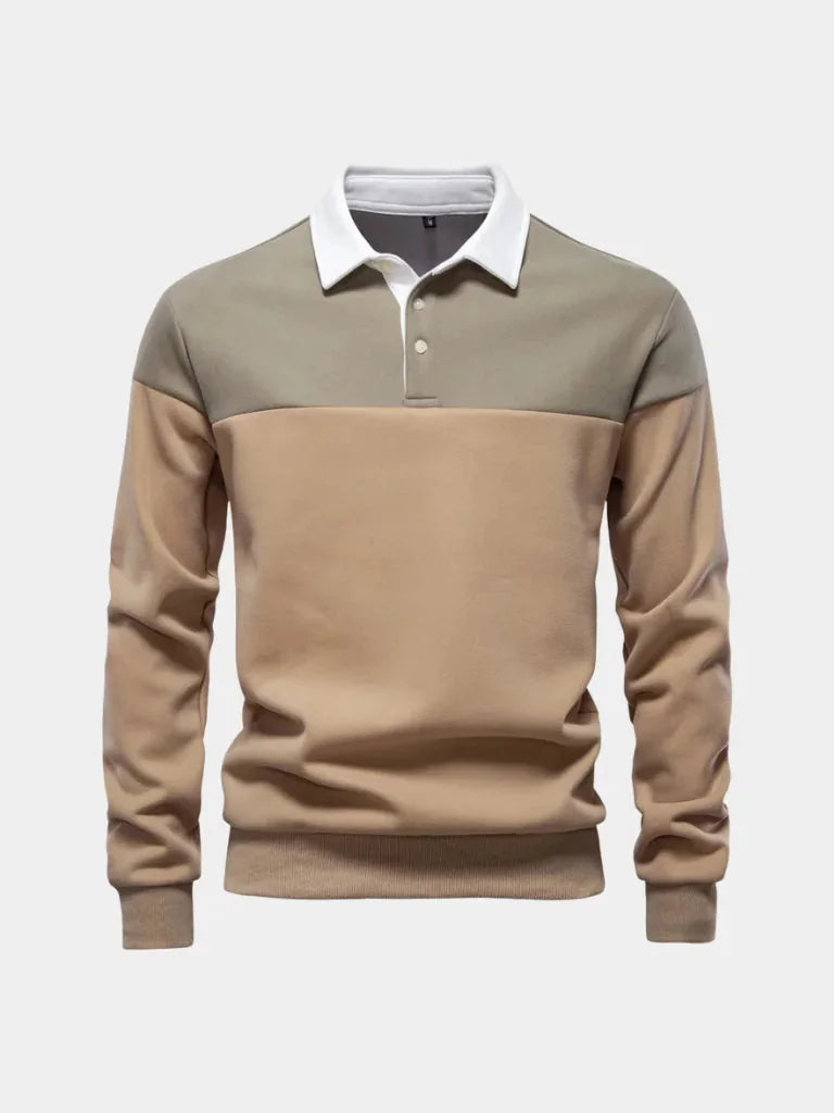Alpine Zip-Neck Polo Pullover