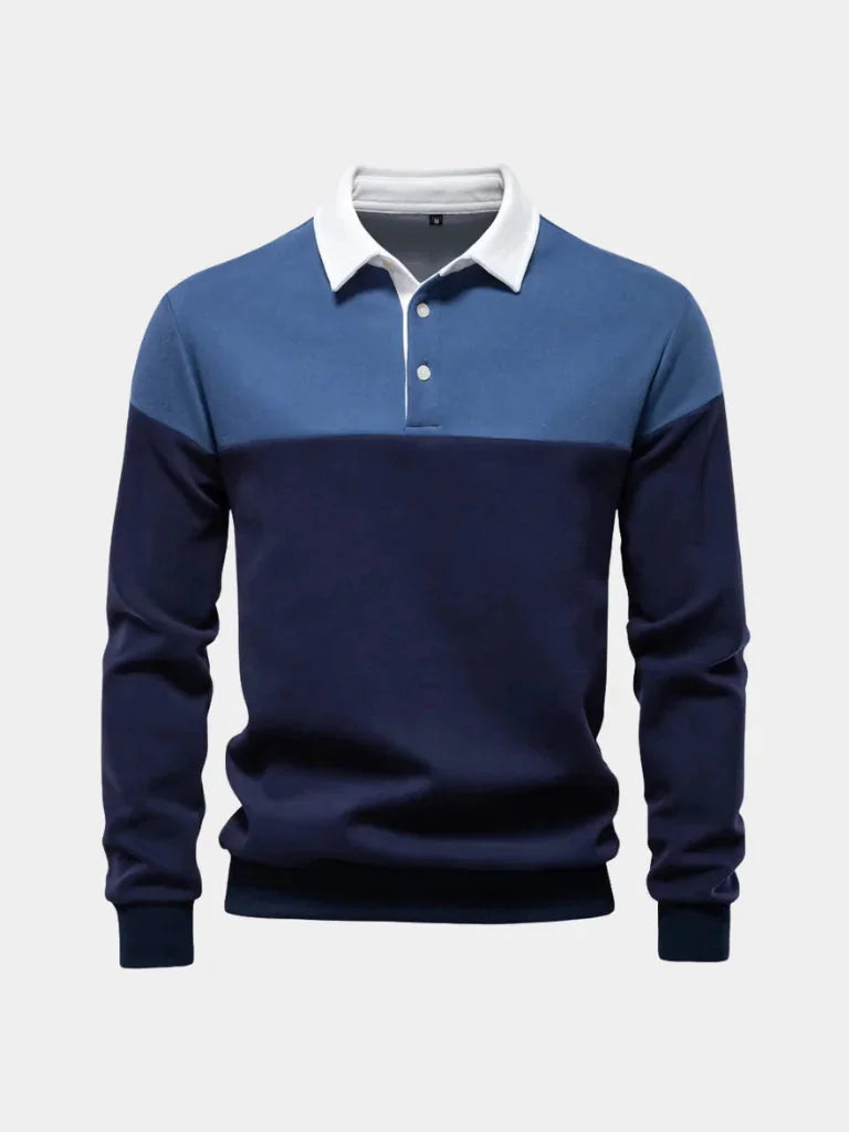 Alpine Zip-Neck Polo Pullover
