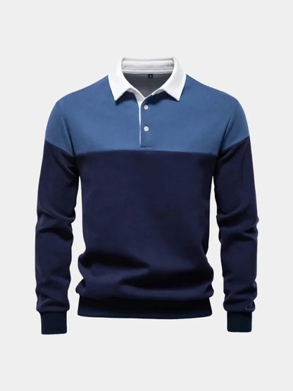 Alpine Zip-Neck Polo Pullover