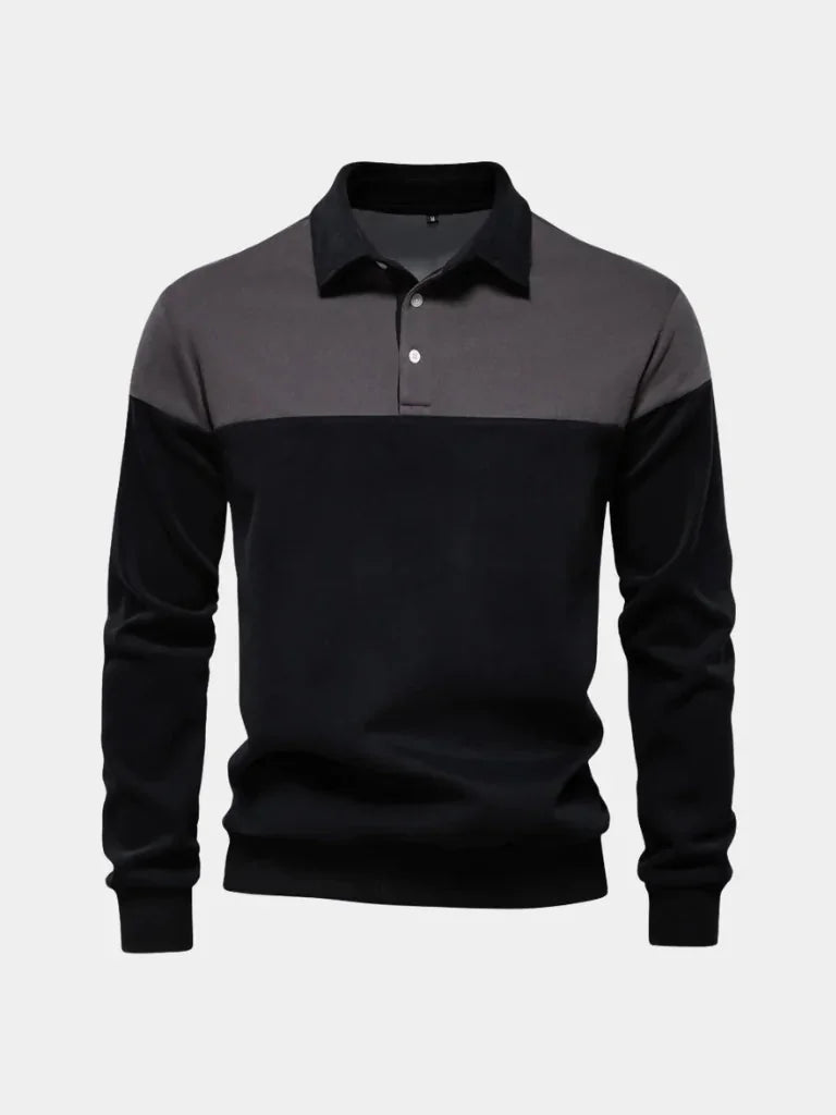 Alpine Zip-Neck Polo Pullover
